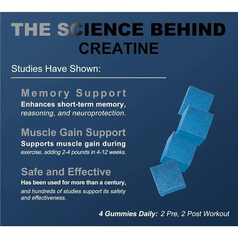 TK Bestselling Creatine Gummies Independent Station O EM Muscle Building Supplement Candy Flavor Sports Nutrition